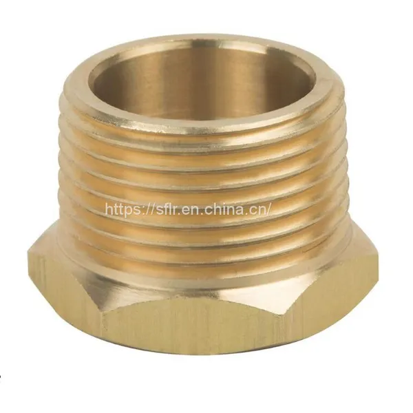Copper Thread Npt Hex. Bushing / Male X Female Hydraulic Bushing / Hardware