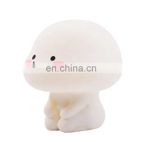 New Product Ideas Adjustable Time Night Lamp USB Rechargeable Baby Silicone Kids Night Light for Bedroom photo-4