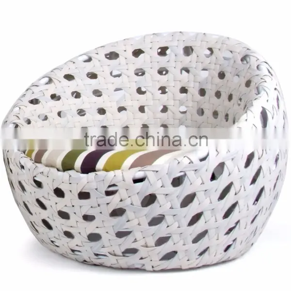 White Rattan Balcony Set photo-3
