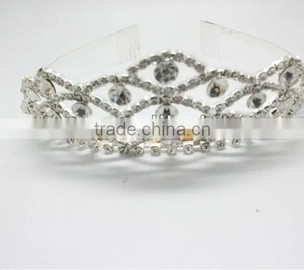 Vogue Jewelry Wedding Princess Crown for Girls and Tiaras Wholesale Crown