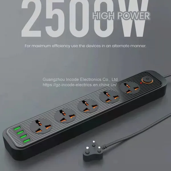 Power Strip With Master Switch Extension Cord With USB Electric Switch and Socket A03 photo-3