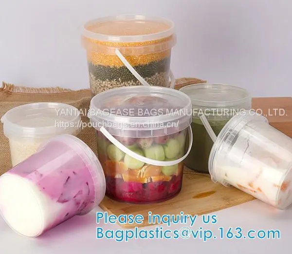 Plastic PP Bucket Various Colors Sizes Paint Bucket BARREL PLASTIC PAIL Packaging Bucket photo-4
