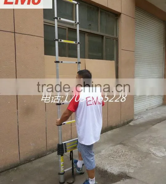 3.2M EXTENDABLE 10 STEP TELESCOPIC LADDER MULTI PURPOSE EXTENSION ALUMINIUM photo-5