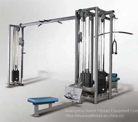 SK-244 Commercial Multi Jungle Gym Equipment 5 Stations Body Building Machine