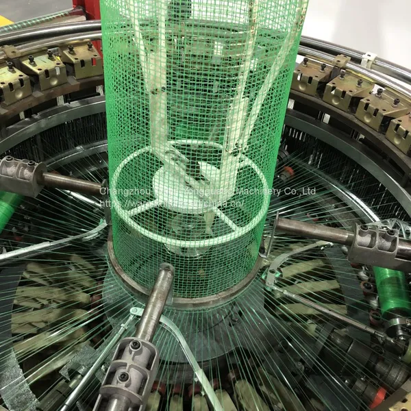 Plastic Leno Mesh Net Bag Making Machine photo-3