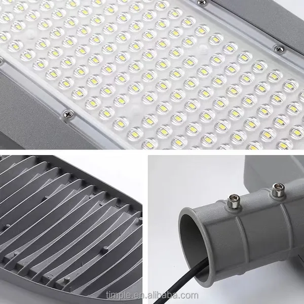 AC 80-265V Outdoor Led Luminaire Lamp Post Light With Sensor Landscape Exterior Warm White Street Light photo-3