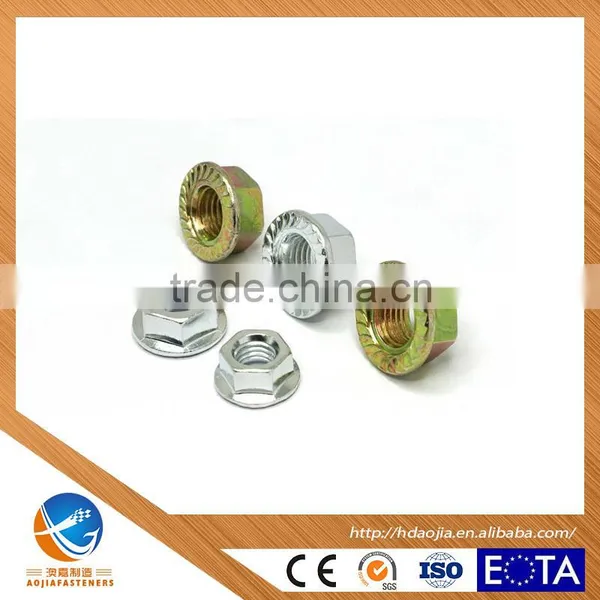 Cheapest Din 985 Nylon Insert Lock Nuts/insert Flange Nuts From Handan Aojia photo-2
