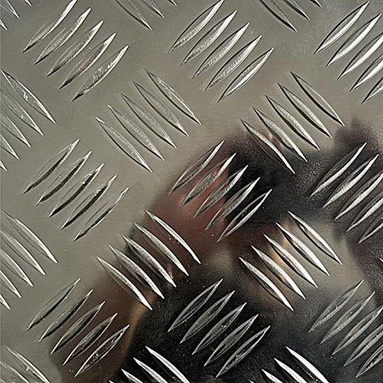 Small Five Bar Aluminium Tread Plate 3003 Small Five Bar Aluminium Tread Plate 3003