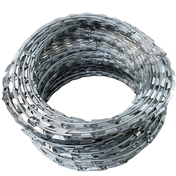 Wholesale Razor Barbed Wire Galvanized Security Razor Wire for Prison Fence photo-2
