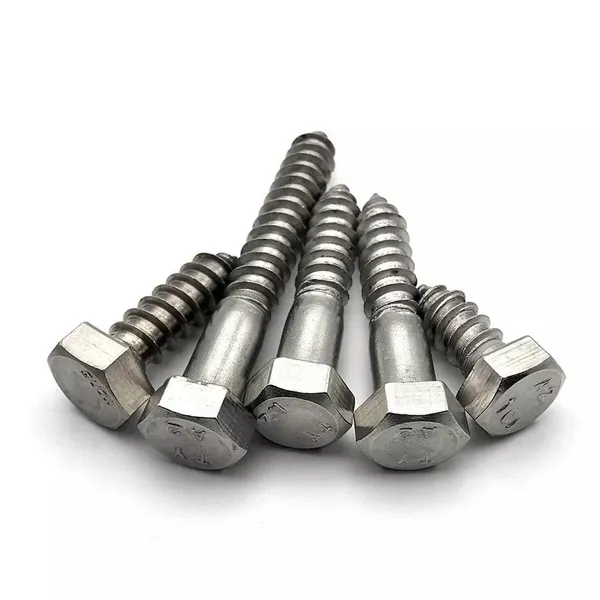 DIN 571 Wood Screws Stainless Steel 304 Hex Head Fasteners photo-5