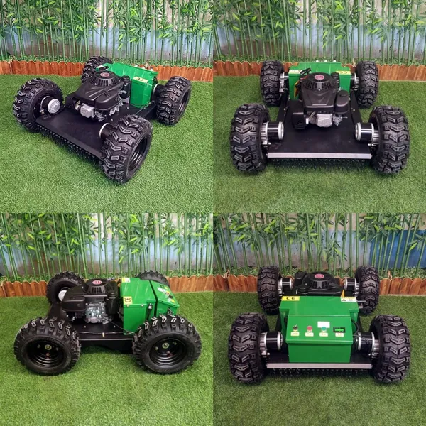Vigorun VTW550 Remote Control Grass Cutter Tractor Robot Gas Lawn Mower Grass Cutter Small Electric Lawn Mower Vigorun Lawn Mower photo-4