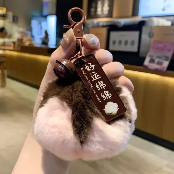 Kawaii Peach Persimmon Bag Charm photo-5