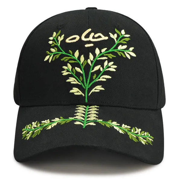 Two Tone Embroidered Baseball Cap Soft Cotton Breathable Adjustable Buckle Unisex Outdoor Daily Hat OEM Custom photo-2