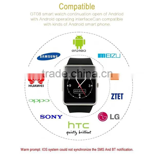 2016 Hot-selling Bluetooth Heart Rate Monitor Fitness Tracker Smart Watch Android Wear Smart Watch Quality Choice photo-6