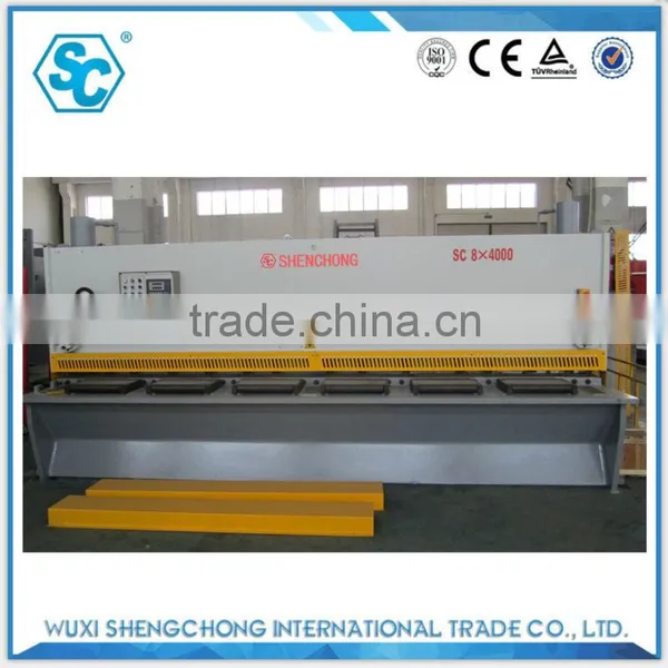 QC11YK 8X4000mm High Speed Hydraulic Pendulum Shearing Machine photo-2