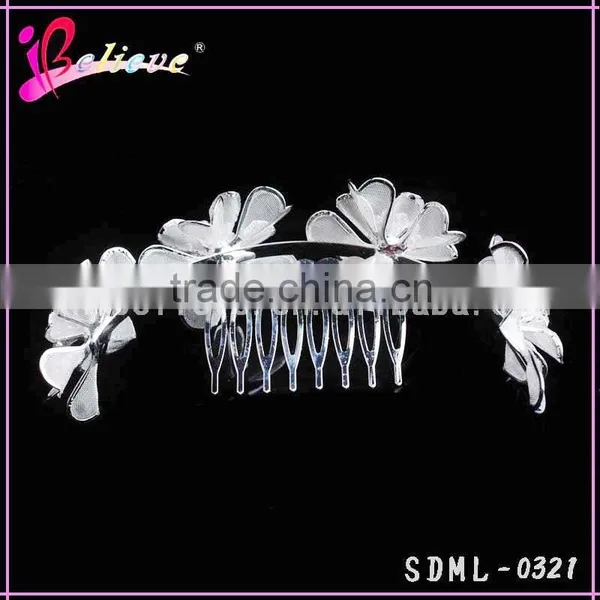 Wedding Hair Accessories Hot Selling Hair Jewelry Flower Girls Hair Combs photo-3