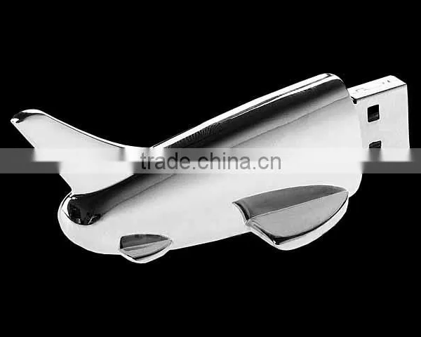 Metal Airplane Usb Flash Drive Giveaway Gift photo-3