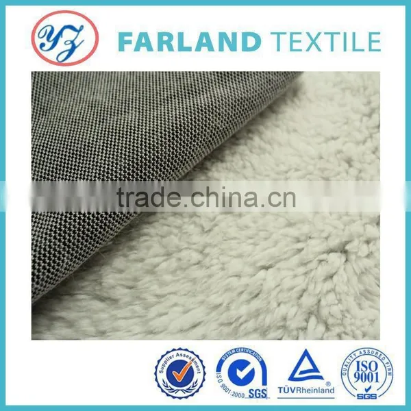 Sherpa Fleece Fabric Synthetic Wool Fabric for Life Jacket Lining Fabric photo-4