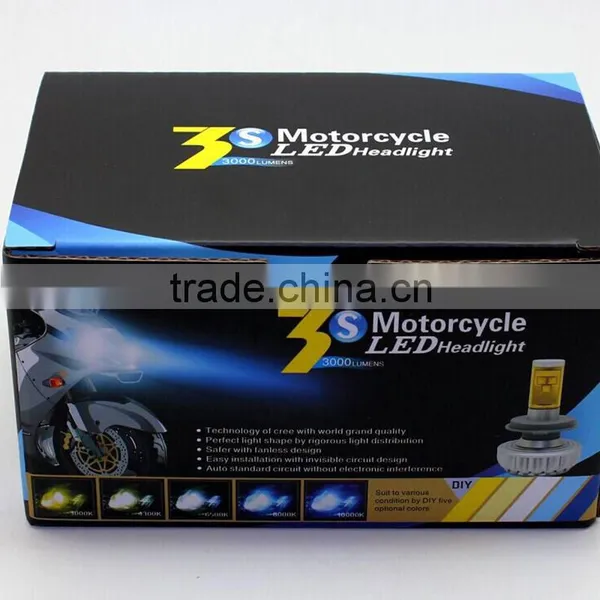 Five Changeable Colors Car Led Headlight 3S H11 3000K,4300K,6500K,8000K,10000K DIY Freely photo-6