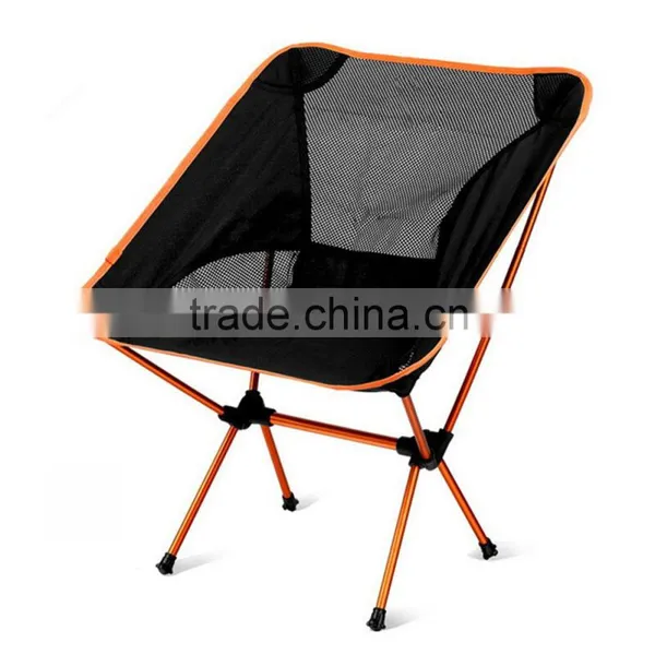 Folding Fishing Chair Yellow Red Blue Cheap Outdoor Adult Folding Half Moon Chair photo-2