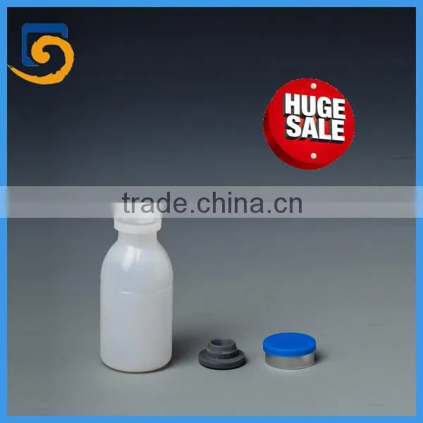 PP HDPE Plastic Vials for Injection With Rubber Stopper Hot Sale
