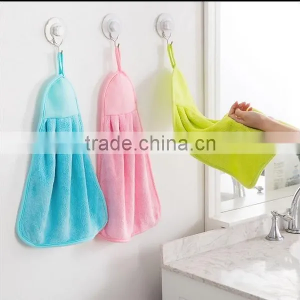 2015 Hot Promotional Decorative Coral Fleece Hand Towel photo-6