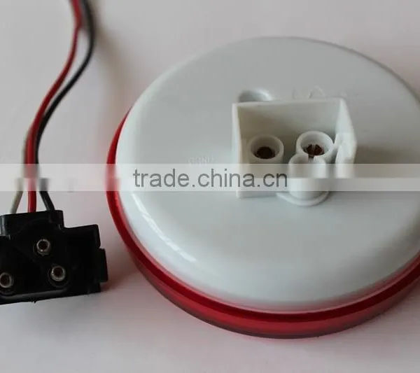 4" Round LED Stop Turn Tail Lights for Trucks Trailers photo-4