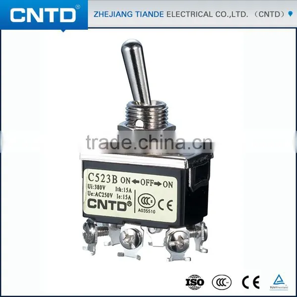 CNTD Bulk Items Spring Loaded 6-Way On Off On Momentary Waterproof Toggle Switch for Lamp photo-2