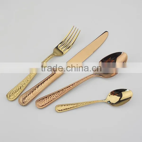 New Style Gold Plated Flatware 6026 photo-2