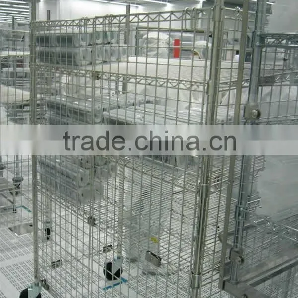 Mobile Standard Wire Security Cage With Doors photo-4