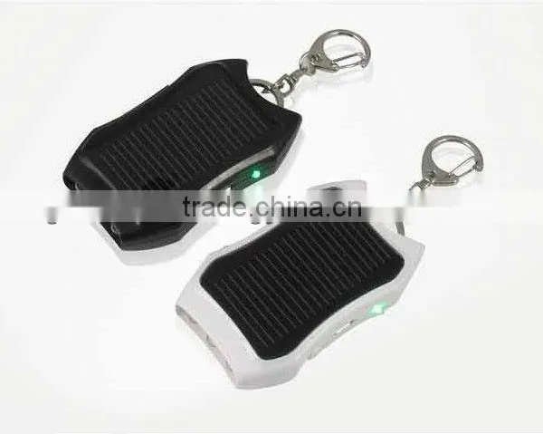 1200mah Solar Charger Keychain Mini Solar Battery Charger with LED light