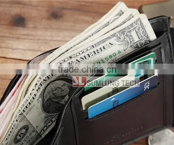 RFID Blocking Wallet, Credit Card Coin Wallet. RFID Blocker Unisex Wallet Purse Card Coin Holder Organizer photo-3