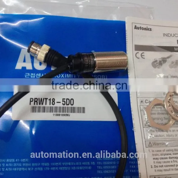 Long Distance Cylindrical DC 2-wire Type Inductive Proximity Sensors PRWT18-5DO