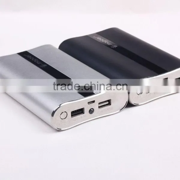 Hot-selling 10000mAh Portable Battery Power Banks Aluminium Casing Dual USB Output photo-3