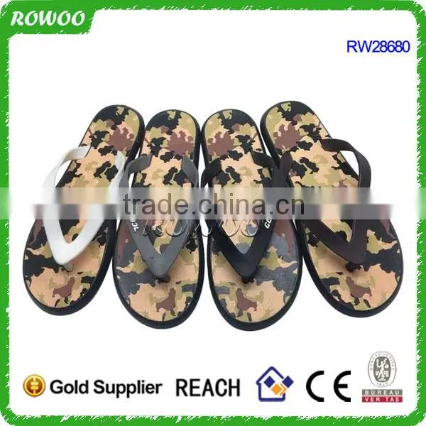 Hot Sale Camo Print Summer Beach Walk Men Beach Slipper photo-3