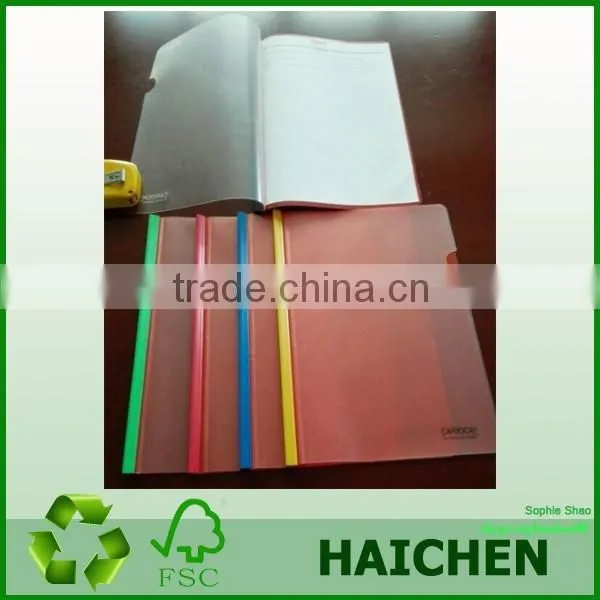 PP Translucent File Folder, Plastic A4 Format Report Files With Slide Fastener photo-5