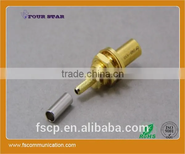 SMB Connector Female Back Bulkhead Crimp for RG316 Cable photo-6