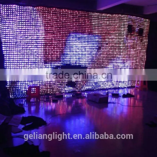 High Quality Fireproof Curtain / Flexible Soft Led Decoration Curtain photo-6