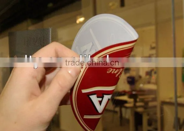 Full Color Round Shape Back Sided Printed Static Cling Film (M-A254)