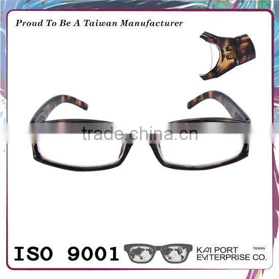 Special Design Frame With Fashion Brown Gradient Color Inflexible Eyeglass Frame photo-3
