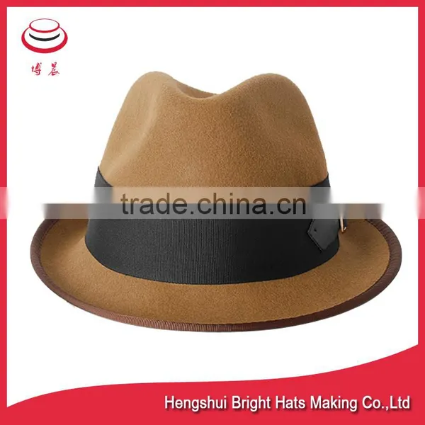Mens Winter Trilby Felt Hat photo-2