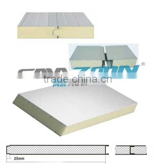 PU/PIR Polyurethane Sandwich Panel for Wall or Ceiling Board photo-3