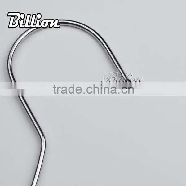 Wholesale Fashional Clothes Drying Hangers Metal Chrome Wire Laundry Hanger photo-5