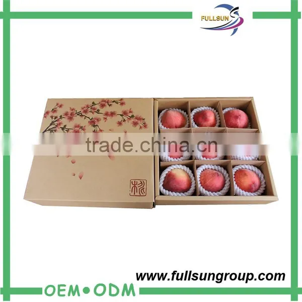 Rigid Folding Corrugared Fresh Fruit Packaging Box