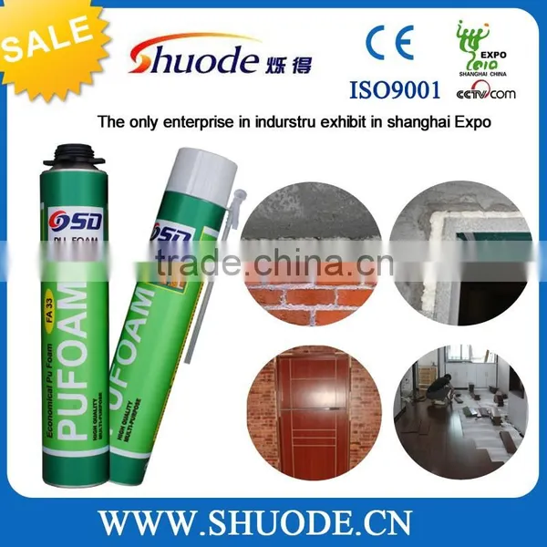 High Density 750ml Polyurethane Sealant Foam Distributor