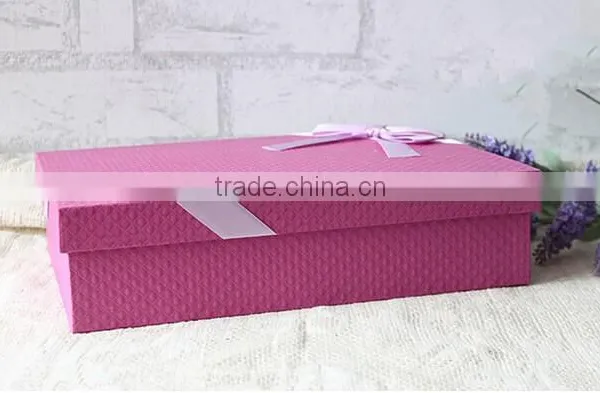Decorative Corrugated Cardboard Paper Flower Boxes With Ribbon Wholesale photo-3
