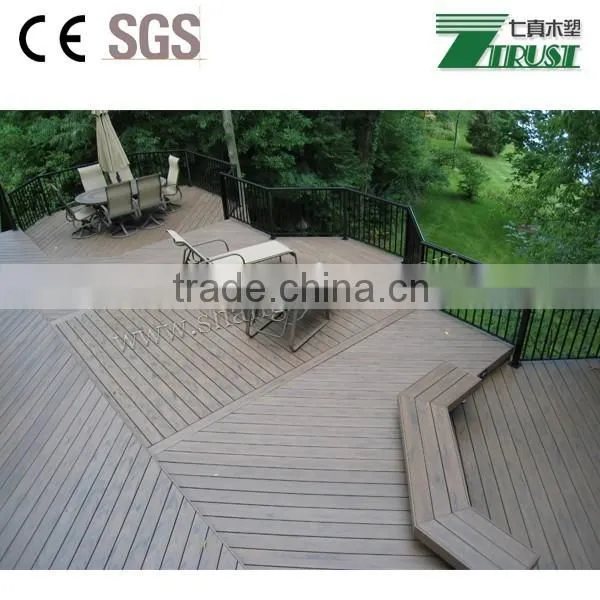 China Manufacturer Supply Composite WPC Co-extrusion Decking photo-2