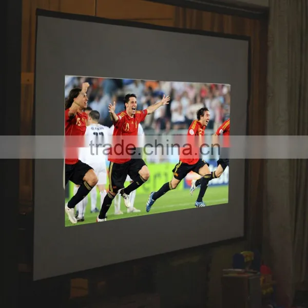 Shenzhen Factory Matte Grey 16:9 150inch Projection Screen photo-2