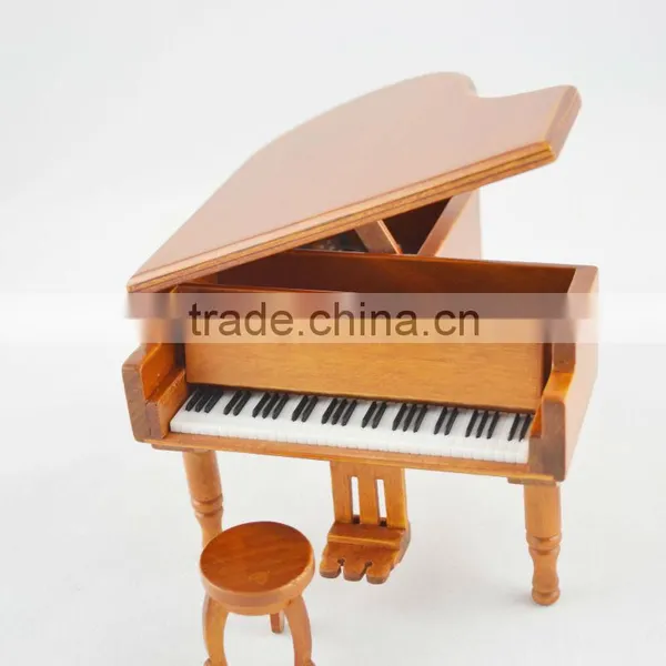 Best Gifts for Christmas / Birthday Wood Piano Music Box photo-4