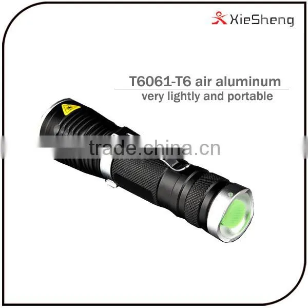 CREE XML T6 3.7v 18650 Battery IP65 Zoom Focus Pocket Rechargeable Hunting Torch photo-2